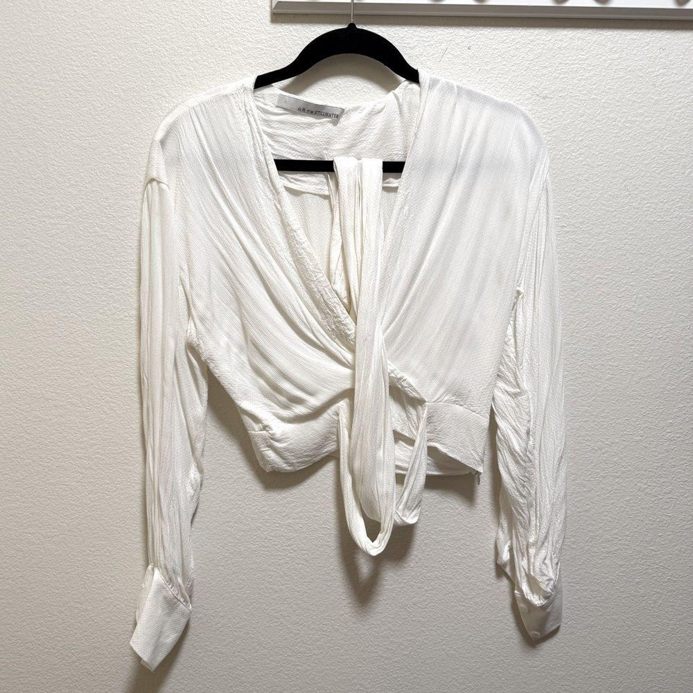 Stillwater Elegant White Women's Top size S